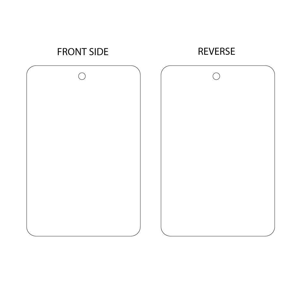 Blank White Tag (packs of 10)