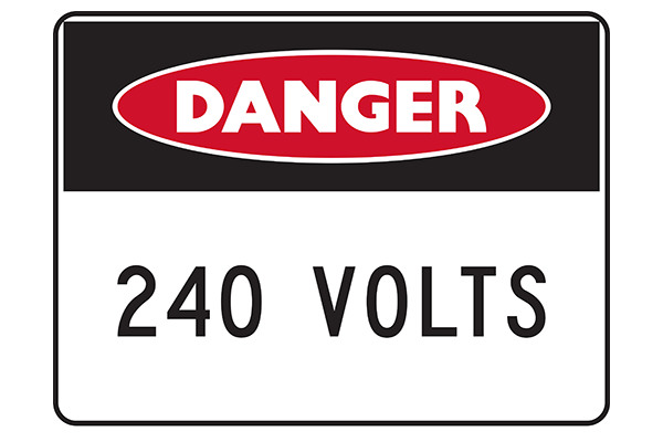Danger 240 Volts