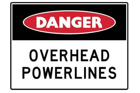 Danger Overhead Powerlines