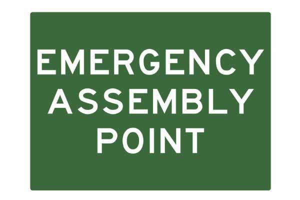 Emergency Assembly Point Sign
