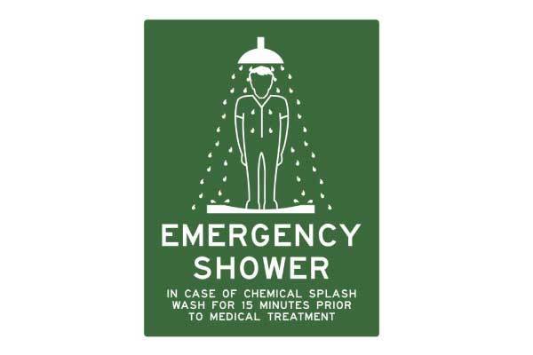 Emergency Shower Sign