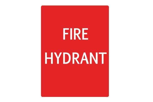 Fire Hydrant Sign