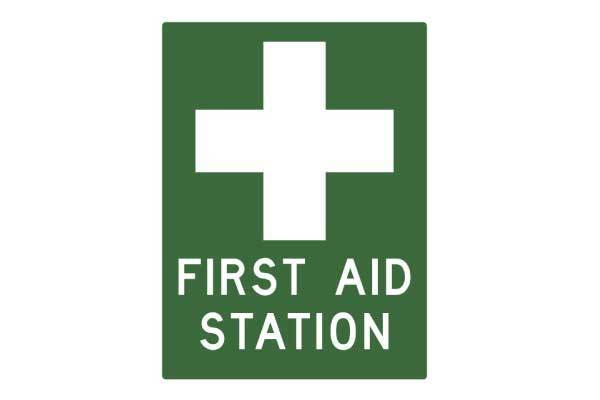 First Aid Station Sign