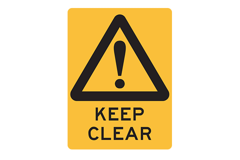 Hazard Keep Clear