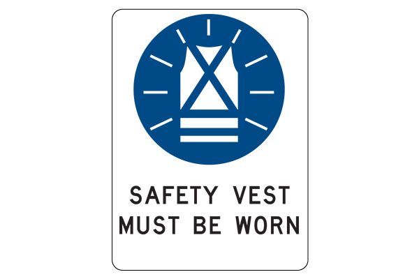 Safety Vest Must Be Worn