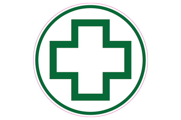 Hard Hat First Aid Cross