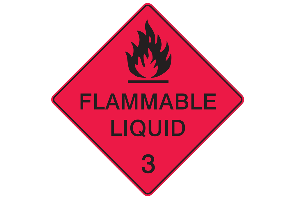 Dangerous Good Sign Flammable Liquid 3