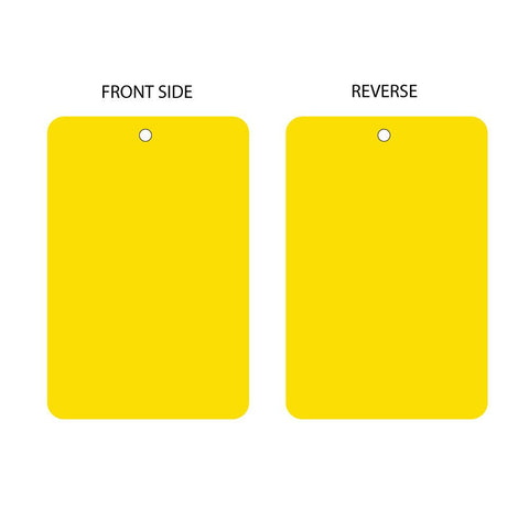 Blank Yellow Tag (packs of 10)