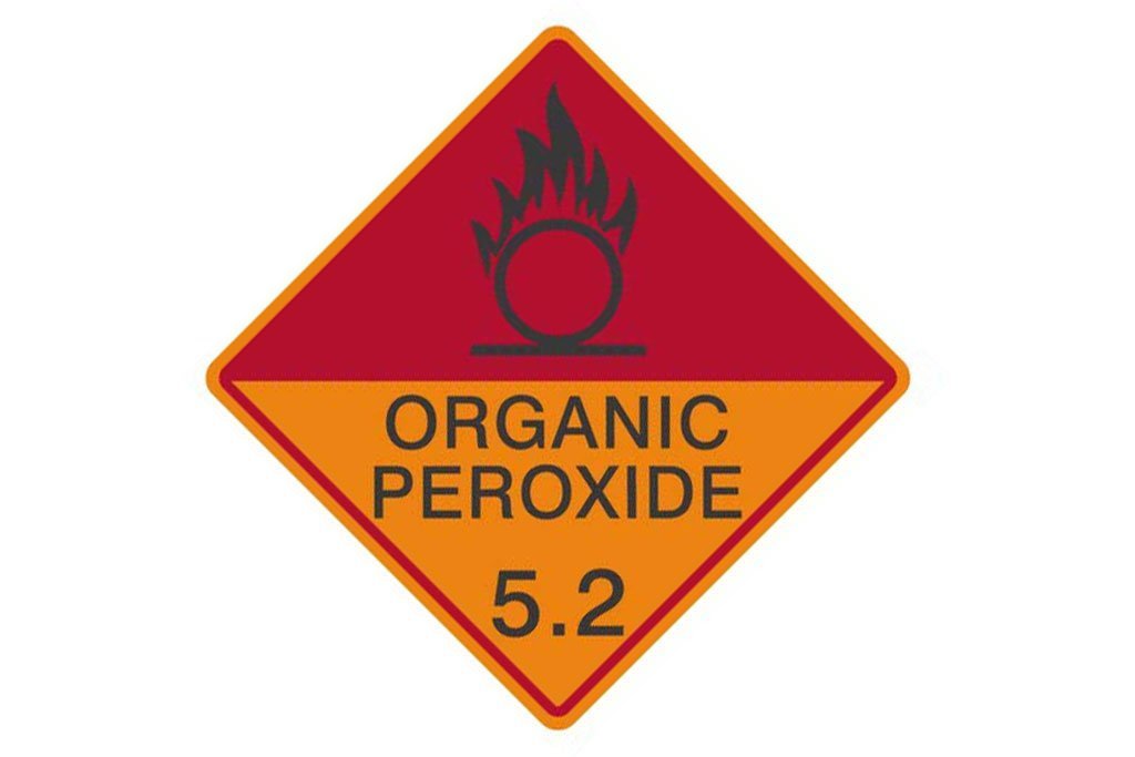 Dangerous Goods Sign Organic Peroxide 5.2