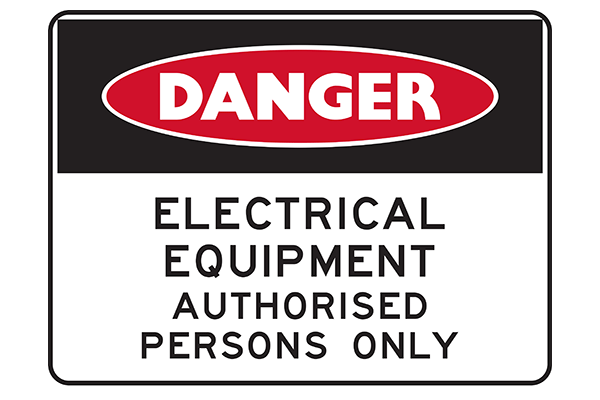 Danger Electrical Equipment Authorised Personnel Only