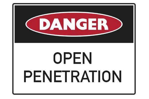 Danger Open Penetration
