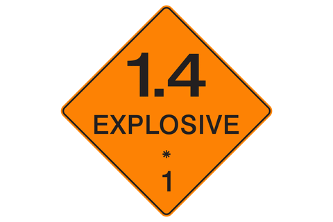Dangerous Good Sign Explosive 1.4