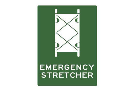 Emergency Stretcher Sign