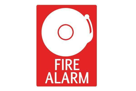 Fire Alarm With Bell Sign