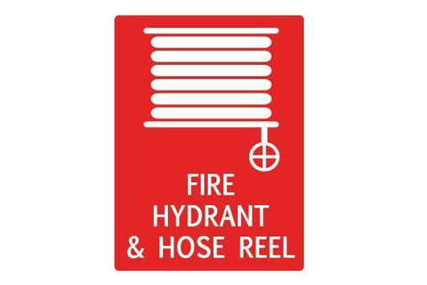 Fire Hydrant And Hose Reel Sign