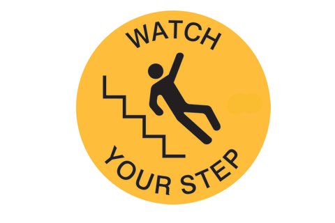 Floor Sign Watch Your Step