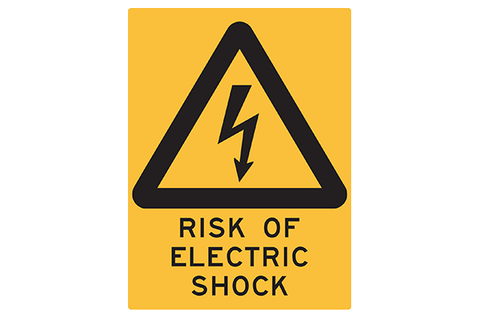 Hazard Risk Of Electric Shock