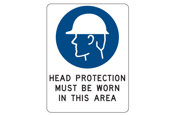 Head Protection Must Be Worn