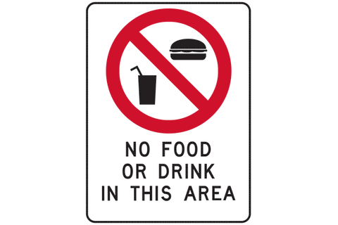 No Food or Drink In This Area