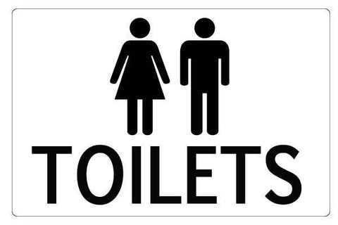 Notice Male And Female Toilets