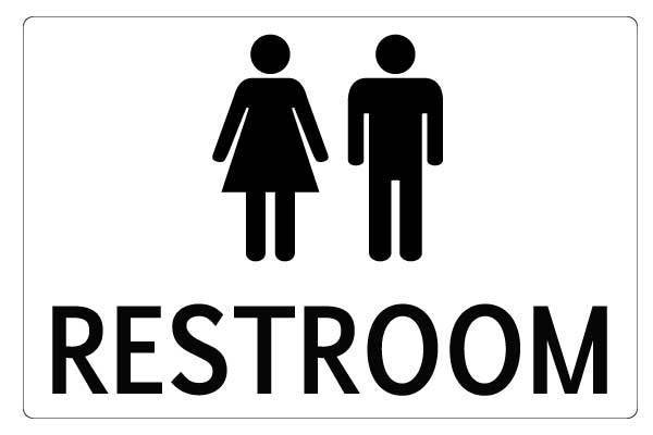 Notice Restroom Male And Female