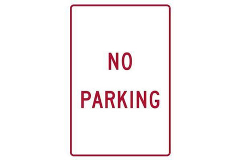 Parking Sign No Parking