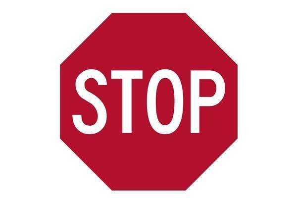 Stop Sign 450 x 450mm