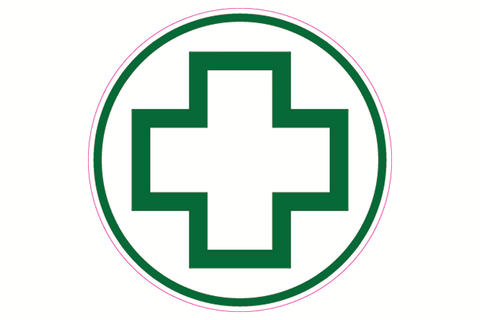Hard Hat First Aid Cross